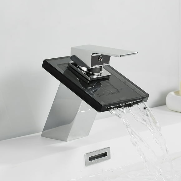ZXY-NAN Faucet Basin Tap Waterfall Faucet Bathroom Kitchen faucet full copper three with pure water kitchen faucet sit-in mixed dishes of water basin plain packaging is not the water inlet pipe Faucet ZXY-NAN Faucet Basin Tap Waterfall Faucet Bathroom Kitchen faucet full copper three with pure water kitchen faucet sit-in mixed dishes of water basin plain packaging is not the water inlet pipe Faucet